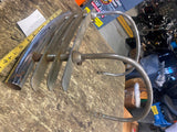 Vtg Harley Flathead Knucklehead Panhead Rear Fender Bumper Cheese Grater Cabbage