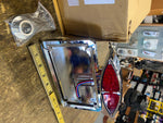 Custom Harley Chopper Side-Mount Deco Taillight License Plate Mount Bracket LED