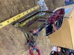 Custom Harley Chopper Side-Mount Deco Taillight License Plate Mount Bracket LED