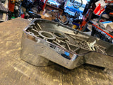 Chrome INner Primary Harley Softail Chopper Ironhorse Offset Wide Tire Evo FXST