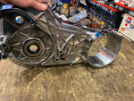 Chrome INner Primary Harley Softail Chopper Ironhorse Offset Wide Tire Evo FXST