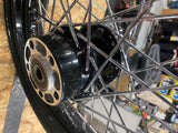 Rear Spoke Wheel Harley Heritage Softail Sportster Dyna 2000^ Black FLSTC 3x16 3