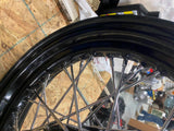 Rear Spoke Wheel Harley Heritage Softail Sportster Dyna 2000^ Black FLSTC 3x16 3