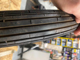 Vtg 17" Spool Hub Wheel Old Skool Chopper Straight lace Harley Springer girder!