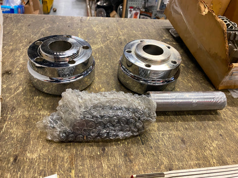 Front Mag Wheel Hub 2000^ Harley Touring Road King Glide Ultra 1" Revtech Chrome