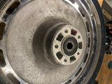 Rear Solid Disc Wheel Harley Softail Sportster Dyna 2000^ 3x16 3/4 Chrome OEM