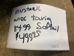 Mustang Wide Touring Seat Pillow Harley 1984-99 Heritage softail Fatboy Chopper