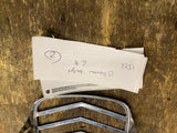 Custom Chevron Chrome Taillight Trim Harley Softail Dyna Sportster FXr 73-97