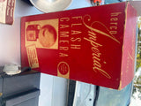 Vtg Herco Imperial Flash Camera 620 Snap Shot Art Deco Orig Box Minty! Collector