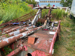 Vtg Heavy Duty Tow Truck Bed Boom Tulsa winch Co Ok Car Hauler Wrecker Back