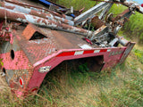 Vtg Heavy Duty Tow Truck Bed Boom Tulsa winch Co Ok Car Hauler Wrecker Back