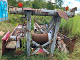 Vtg Heavy Duty Tow Truck Bed Boom Tulsa winch Co Ok Car Hauler Wrecker Back