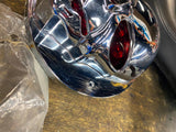 LED Skull Cover Rear Brake Tail Light Truck Trailer Chopper Custom Semi Assy