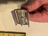 Vtg Gillette Super Safety Razor Aristocrat Red Tip Barber Orig Case Box 50's TTO