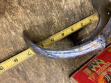 Vtg Front Fender Tip Trim Indian Chief 1940's Nation built national cycle Patina