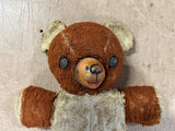Vintage Gund Teddy Bear Brown Plush Stuffed Rubber Nose