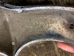Vtg Front Fender Tip Trim Indian Chief 1940's Nation built national cycle Patina