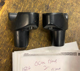OEM Harley Black 2" Handlebar Risers Heritage softail Sportster FXR Dyna Chopper