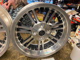 Pair Triglide Mag Wheels Factory Stock OEM 15x5.5 Takeoffs W Centers Trike