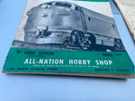 Vtg All-Nation Hobby Shop O Gauge Catalog Lionel Flyer Marx toy Train 50's Book!