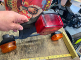 Honda Urban Express NU50 Scooter TailLight License bracket Turn Signals Rear Ass