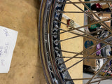 Front Custom 60 Spoke Wheel 3.5x19 Street Road Wide Glide FLH Dual Disc Touring