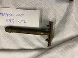 VTG Gillette Old Type Ball End Open Comb Shaving safety razor 20's WW1 Barber