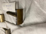 VTG Gillette Old Type Ball End Open Comb Shaving safety razor 20's WW1 Barber