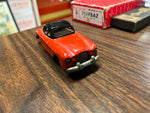 Vintage 1960s Made In Japan Tin Friction Kaname Sangyo? Volvo Red Car Toy