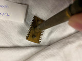 VTG Gillette Old Type Ball End Open Comb Shaving safety razor 20's WW1 Barber