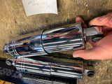 Billet 12" Covered Shocks OEM Harley Dyna CVO Superglide Street Bob Wide Glide