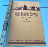Vtg Walthers HO Gauge Catalog Lionel Flyer Marx toy Train Pre War 1940 Book!