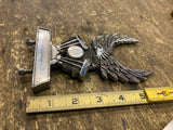 Sissybar Insert EAgle Harley Backrest Shovelhead Motor Vtg Chopper Custom Ironhe
