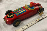 VTG Wind uP Tin Toy Race Car Formula Germany Japan key 50's Russ Berry Works!