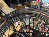 Stock Rear wheel Harley Dyna 4.50x17 Chrome Spoke 25mm FXD FXDL Wide Glide Super