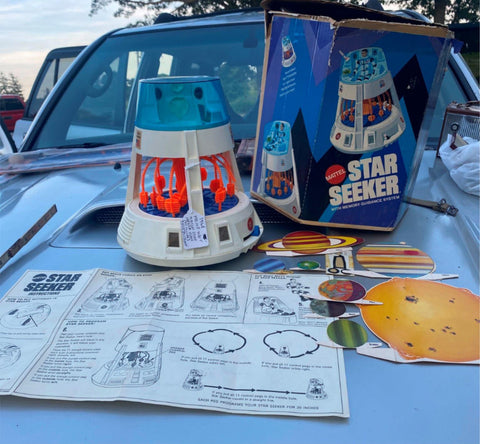 Vtg Mattel Toy Major Mason Star Seeker Station Vehicle Space Astronaut Orig box!