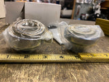 Raked Fork Neck Cup Kit Chrome Shovelhead Softail Chopper 3 Degree Bearings Twin