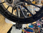 HARLEY OEM TOURING 19x3.5  FRONT BLACK TURBINE TALON SPOKE MAG WHEEL FLH GLIDE