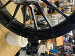 HARLEY OEM TOURING 19x3.5  FRONT BLACK TURBINE TALON SPOKE MAG WHEEL FLH GLIDE