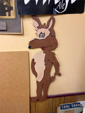 Wile E coyote Charact Looney Tunes Wood 25" Mopar Warner Bros Figure Road Runner