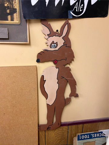 Wile E coyote Charact Looney Tunes Wood 25" Mopar Warner Bros Figure Road Runner