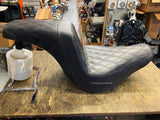 Saddleman Step Seat M8 2017^ Low Rider S FXLR Harley Diamond Stitch FXLRS GEL
