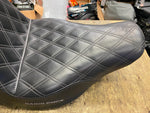 Saddleman Step Seat M8 2017^ Low Rider S FXLR Harley Diamond Stitch FXLRS GEL
