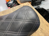 Saddleman Step Seat M8 2017^ Low Rider S FXLR Harley Diamond Stitch FXLRS GEL