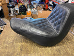 Saddleman Step Seat M8 2017^ Low Rider S FXLR Harley Diamond Stitch FXLRS GEL