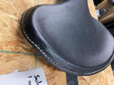 Solo Seat Harley Panhead Knucklehead UL Flathead new peeling top Black