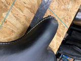 Solo Seat Harley Panhead Knucklehead UL Flathead new peeling top Black