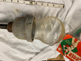 CROUSE HINDS Vtg Industrial Explosion Proof Light Fixture Globe Glass Factory ch