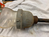 CROUSE HINDS Vtg Industrial Explosion Proof Light Fixture Globe Glass Factory ch