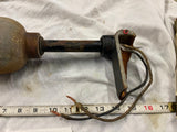 CROUSE HINDS Vtg Industrial Explosion Proof Light Fixture Globe Glass Factory ch